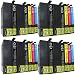 Produktbild 20 komp. XXL Druckerpatronen für Epson WorkForce WF-3640DTWF Epson WorkForce WF-3620DWF Epson WorkForce WF-7110DTW Epson WorkForce WF-7610DWF Epson WorkForce WF-7620DTWF 8 x schwarz 4 x blau 4 x rot 4 x gelb
