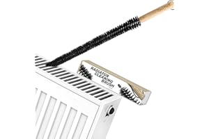 SMITH'S 2015 Smith’s® Premium Radiator Cleaning Brush | 78cm (31.1 Inches) | Flexible Nylon Bristles | Smooth Wooden Handle | Fits 99% of Gridded & Non-Gridded Radiators