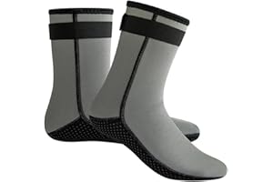 pdodo Calcetines de Neopreno 3mm: Calor, Agarre y Comodidad para Tus Deportes Acuáticos y Buceo