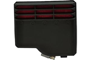 One by Camamoto Racing-roter Schwamm-Luftfilter, für Piaggio Ciao/PX/SI/Bravo/Superbravo/Grillo/Vergaseranschluss 50 mm