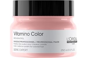 L'ORÉAL PROFESSIONNEL PARIS L'Oréal Professionnel, Masque Fixateur de Couleur, Cheveux Colorés & Méchés en Manque d'Éclat, Anti Oxydant, Protège & Sublime la Couleur, Nutrition & Douceur, Vitamino Color, Serie Expert, 250ml