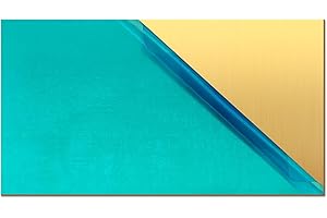 Uxney Lamiera di ottone, 1.5 mm*50 mm*100 mm Lastre di ottone puro al 99,9% per fai da te, gioielleria, elettricità, riparazioni, industria (1 pezzi)