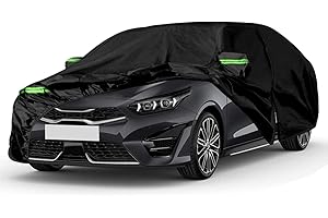 JUDANNA Bâche Voiture Étanche Compatible avec 2018-2024 Kia Proceed GT Hatchback, Housse de Voiture complète Housse Voiture Extérieur Respirante avec Fermeture éclair de Porte et Bandes Coupe-Vent