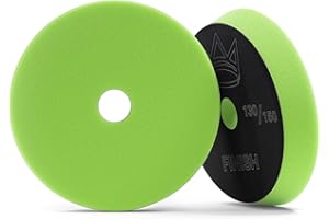 ‎SHINY FREAKS Royal Pads AIR Finish Polierpad (Ø 125mm) - Premium Polierschwamm für Exzenter & Rotations Poliermaschine - Auto polieren, schleifen, wachsen, Wachs Klett Schwamm Pad | 1 Stk.