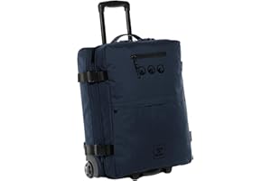 SONS OF ALOHA Plecak z kółkami 3 w 1 – bagaż podręczny, walizka Kane Hybrid Backpack, bagaż pokładowy z rolkami, 55 x 40 x 20 cm, odporny na działanie wody, z recyklingu PET, Ocean Blue, S, Wózek na