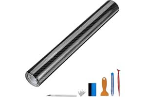 NewL 7D włókno węglowe wysoki połysk winylowa naklejka do owijania z realease powietrza bez pęcherzyków przeciwzmarszczkowa dostarczana z narzędziem instalacyjnym (30 cm x 300 cm)