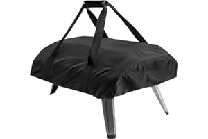AXPQHL Bâche de Protection Four à Pizza,Housse de Transport de Four à Pizza pour est en Tissu Oxford 600D,Housse de Protection Anti-Pluie, Anti-UV et Anti-déchirure pour Four a Pizza,62x57x18cm