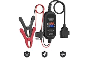 LUTIFIX Cavo di Alimentazione di Emergenza per ECU del Veicolo OBD2 Cavo di Salvataggio della Memoria per Auto OBD II Cavo di Alimentazione di Emergenza OBD con Protezione da sovracorrente