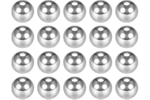 sourcing map Billes Acie Chrome 5mm Précision Bille Roulement G25 100Pcs