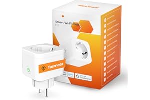 Tasmota gniazdko elektryczne z licznikiem prądu, Refoss Smart gniazdko WLAN do pomiaru zużycia prądu, ESP8266 z Google Home Assistant, ioBroker, Alexa, MQTT, Domoticz, OpenHAB, 16 A, 2,4 GHz