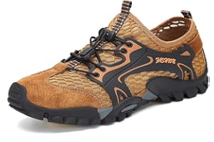 FLARUT Męskie Sandały Sportowe na lato, do Wędrówek Pieszych, Oddychania, z Siateczki, Buty na Zewnątrz Trekkingowe