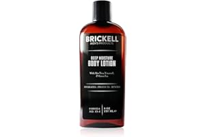 Brickell Men's Products Lozione per il Corpo a Idratazione Profonda per uomo - 237 ml - Naturale ed Organico, Non Profumato