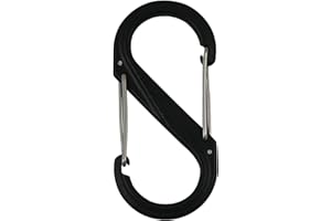 NITE IZE PLASTIC S-BINER SIZE #6 - BLACK