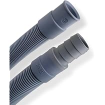 Spares2Go Abflussschlauch-Erweiterung Für AEG Waschmaschine – 2,5 M Lang, Mit Adaptern 18 Mm / 22 Mm