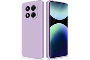 GiiYoon Funda para Xiaomi Redmi Note 14 Pro 4G, Case de Silicona Suave de TPU Carcasa Protector de Goma Fexible Prueba Liviano y a Delgado de Golpes Antirrayas para Teléfono (Violeta)