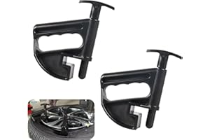 UNPOTEN Tyre Bead Clamp 2-StüCk Wulstniederhalter Reifenmontage Werkzeug Felgenschutz Reifenmontage Yre Bead Hold-Down Holderblack Reifenwechsler Reifenwulstklemme Wulsthalter Reifenmontage Hilfe Werkzeug