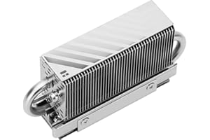 Thermalright HR10 2280 SSD Heatsink Cooler,Double-Sided Heat Sink,With 2×5mm Heatpipes AGHP Tochnology, With Thermal Silicone Pad for M.2 2280 SSD Cooling,Computer High Performance 2280 SSD Cooler