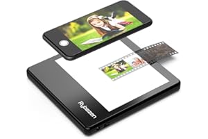 Rybozen Ultra-Thin Portable Slide Scanner 5 x 4 Inches LED Light Panel Photo Slides Negatives and Film Viewer
