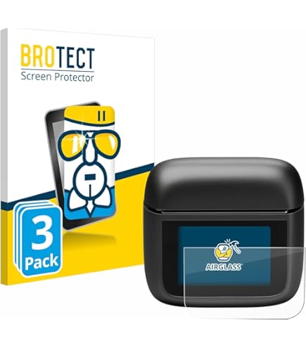 AtFoliX Panzerfolie Für JBL Live Flex 3 - Mattierte Displayschutzfolie 3-fach