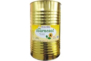 Huile Tournesol MAUREL 25L - Livraison Gratuite France - Expédition par la sté Bo Time