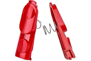 Fixbetter Lot de 2 Boutons de verrouillage à clip avec ressort pour Dyson V7 V8 V10 V11 V15 aspirateur pièces de rechange à entraînement électrique