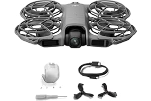 DJI Neo 2 Bundle con accessori, drone 4K leggero e pieghevole, decollo e atterraggio dal palmo della mano, controllo con gesti, ActiveTrack, rilevamento omnidirezionale degli ostacoli (Neo 2)