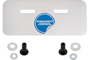 kör4u Kit d'isolation acoustique pour lavabo jusqu'à 550 mm, kit complet pour lavabo et lavabo
