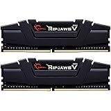 G.SKILL GSkill RipJaws V Series DDR4-3200 CL16-64 GB Dual Kit Black F4-3200C16D-64GVK