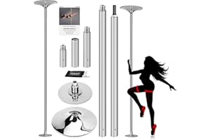 PRIOR FITNESS 通用 Ensemble de bâtons de Danse Amovibles de 45 mm pour entraînement de Club, fête, pub, Maison…