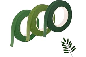 APKOL Nastro Fiorista Verde, Adesivo Nastro per Fioristi Floreali per Floral Tapes nastro Staminali Impermeabile nastro Adesivo Fiorista per Fioristi, Bouquet Avvolgere Decorazioni