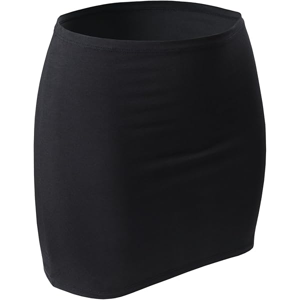 EMP Damen Mini-Rock Schwarz Mit Streifen & D-Ringen - Rockiger Style