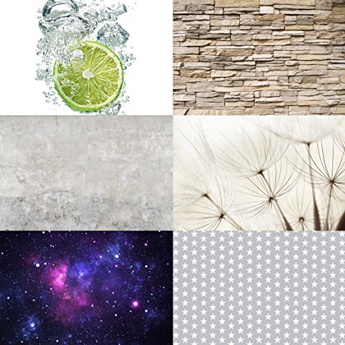 Vliestapete – Top 6 hochwertige Motive zur Auswahl – Fototapete Breit Vlies Tapete Wandtapete XXL Wandbild Foto 3D Fototapete Wohnzimmer Schlafzimmer Kinderzimmer, Größe HxB: 320cm x 480cm; Motiv: Galaxie - 3
