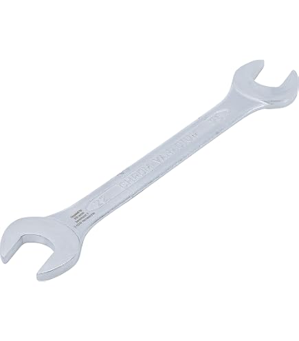 Clé Plate Fine Double Extrémité 16mm X 18mm - Acier Inox 3cr13, Sablée, 3 Mm D'épaisseur - Pour Espaces étroits Et Bricolage Général - 7