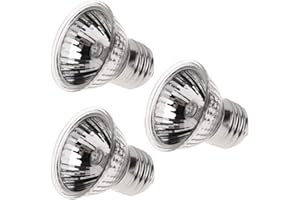 Yuluo Bain de Soleil Lampe Chauffante Ampoule - 1-3 Pièce 25/50/75W UVB UVA Intérieur Lampe Chauffante pour Reptiles Ampoules 110-250V Lampe Basking Pleins Feux Irradier Gecko Éclairage du Vivarium