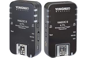 Yongnuo YN622C II Transceiver für Canon (TTL, HSS, 7 Kanäle) Schwarz