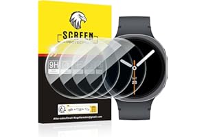 Aimtel 4 Pack Screen Protector Compatible with Samsung Galaxy Watch8 40mm Tempered Glass Protector, Anti-Scratch, Anti-Shatter, No Bubbles for Galaxy Watch 8 40mm（Not for Other Models）