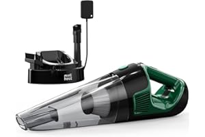 ‎MINTHOUZ Minthouz Handstaubsauger Akku 9000PA, 120W Autostaubsauger LED-Licht, 30 Min Laufzeit Schnellladung, 2x Wiederwaschbare HEPA-Filter, Leicht zu Reinigen Tragbar für Auto Haushalt Büro