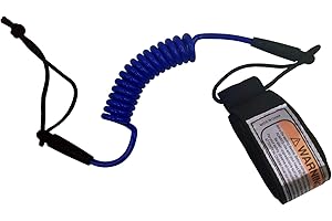 Cukol Leash Surf Sup per Tavola da Surf Paddle Board Kayak Bodyboard Guinzaglio Blu