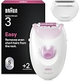 Braun Silk&middot;&eacute;pil 3 Kablolu Epilat&ouml;r, Kalıcı P&uuml;r&uuml;zs&uuml;z Cilt, 3-031