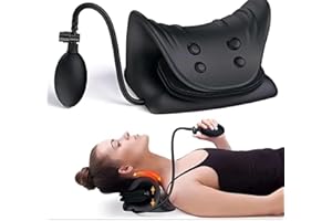 ABB4US | Dispositivo di Trattamento Cervicale | Cuscino Regolabile in Altezza | Per Alleviare il Dolore a Collo e Spalle | Cuscino Rilassante | Stiramento per Ridurre la Tensione | Nuvola del collo