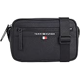 Tommy Hilfiger Essential Reporter Men's Shoulder Bag Small, Black, One Size