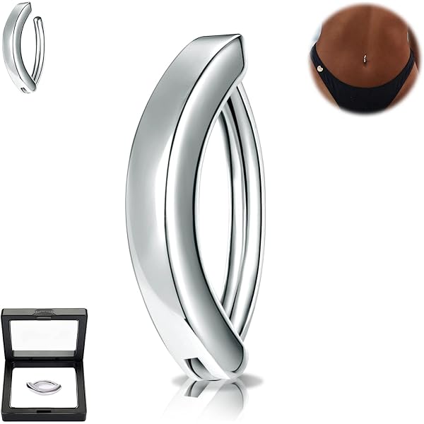 Jewel Barrel Piercing De Nombril En Acier Chirurgical Avec Boules