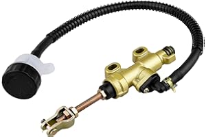 SOLLON Remplacement du maître-cylindre de frein arrière pour CB400 CBR250 CBR400 50ccm 70ccm 90ccm 110ccm 125ccm Yerf Dog 150ccm Arctic Cat 700 EFI Roketa TaoTao ATV Dirt Pit Bike