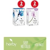 Herby Bitki &Ccedil;ayı Rahatlama Paketi (Sleep Tea, No Stress Tea), 4'l&uuml;