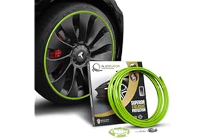 AlloyGator Protège-jantes verts pour roues jusqu'à 24" | Convient à toutes les voitures | Compatible Tesla | Protège-jantes durable | Garde-jantes | Disponible en 15 couleurs