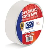 Kraf &Ccedil;ift Tarafli K&ouml;p&uuml;k Bant 25Mmx5M 5025G