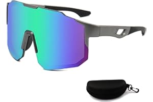 MAKACTUA Occhiali Da Ciclismo Sport Occhiali Da Sole Donne Uomini Corsa Bicicletta Accessori per il ciclismo, la bicicletta, la guida, l'escursionismo e le attività all'aperto