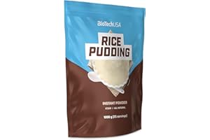 ‎BIOTECHUSA BioTechUSA Rice Pudding | błyskawiczny pudding ryżowy w proszku | wegański | całkowicie naturalny, 1000 g, Bezsmakowy