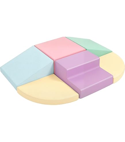 Ensemble de blocs de jeu en mousse de couleur personnalisée, cubes souples, bloc
