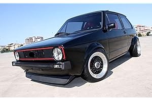 GOINGFAST Spoiler Rajout De Pare-Choc Avant Lame Lèvre Noir Mat Pour VW Golf 1 Caddy Jetta